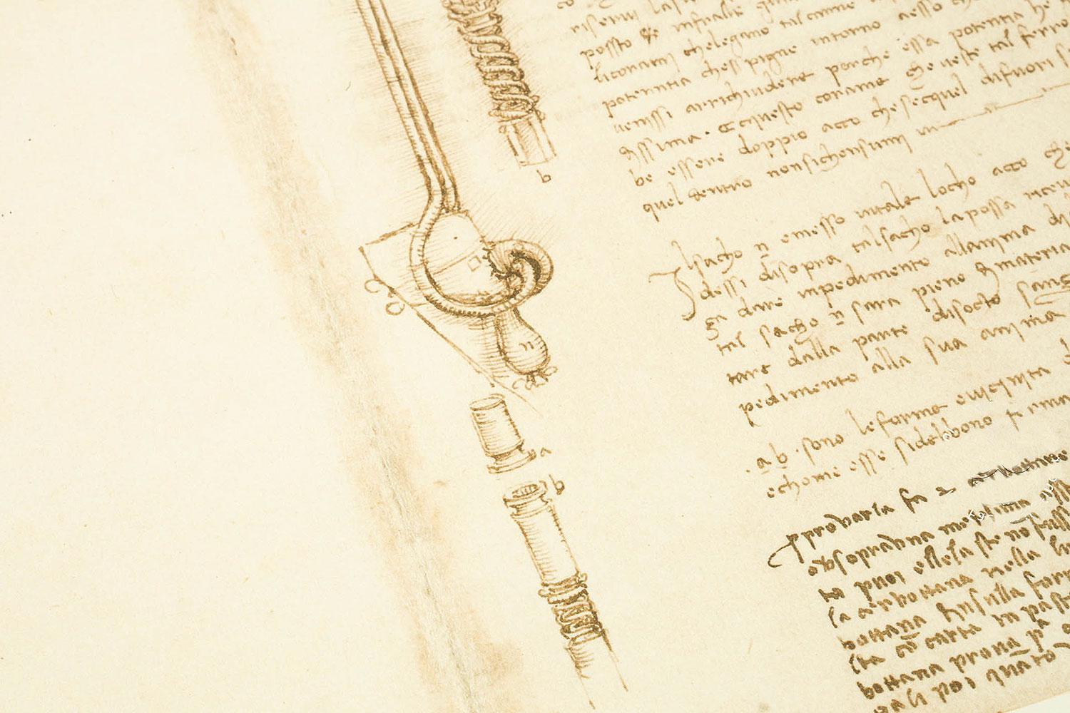 Leonardo Da Vinci designs a diving suit