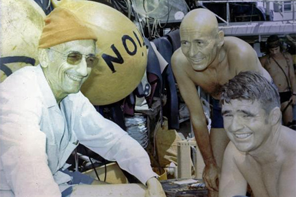 First underwater live monitor broadcast